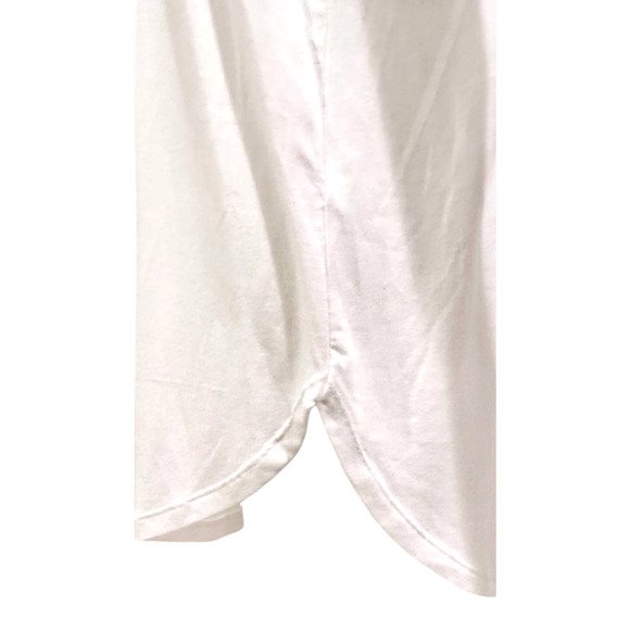 Athleta Cloudlight Cream White Scoop Neck Long Sleeve Shirt Medium Athleisure - Picture 3 of 7